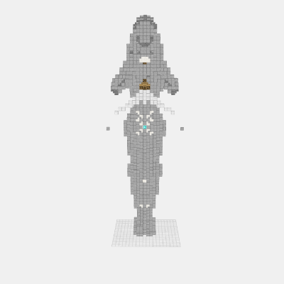 Statue - 3D View Layer-By-Layer - Mineprints.