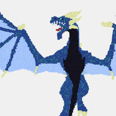 Download Dragon Blue - 3D View Layer-By-Layer - Mineprints