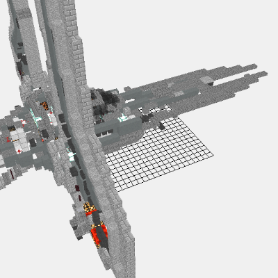 Fubuzilla 82x94x214 - 3D View Layer-By-Layer - Mineprints